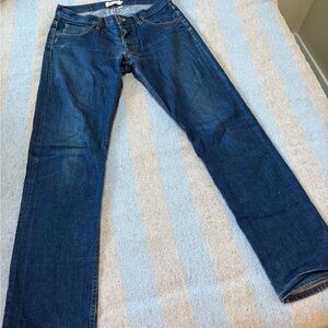 Taylor Stitch Indigo Bootcut Jeans